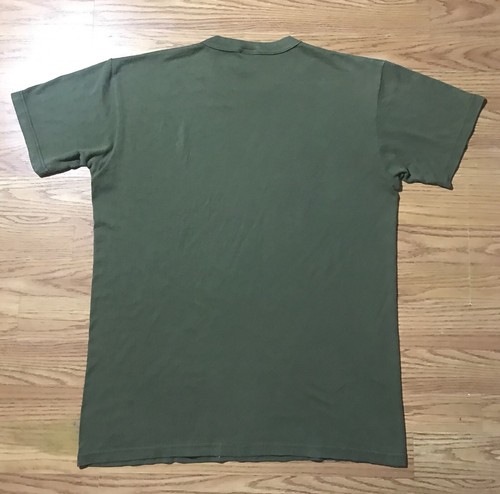 Vintage 80s SOFFE Olive Green T-Shirt Mens M Single Stitch Made in USA - Picture 2 of 10