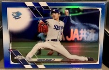 ‘21 Topps Chrome NPB, Toshiya Okada, Chunichi Dragons, #/150