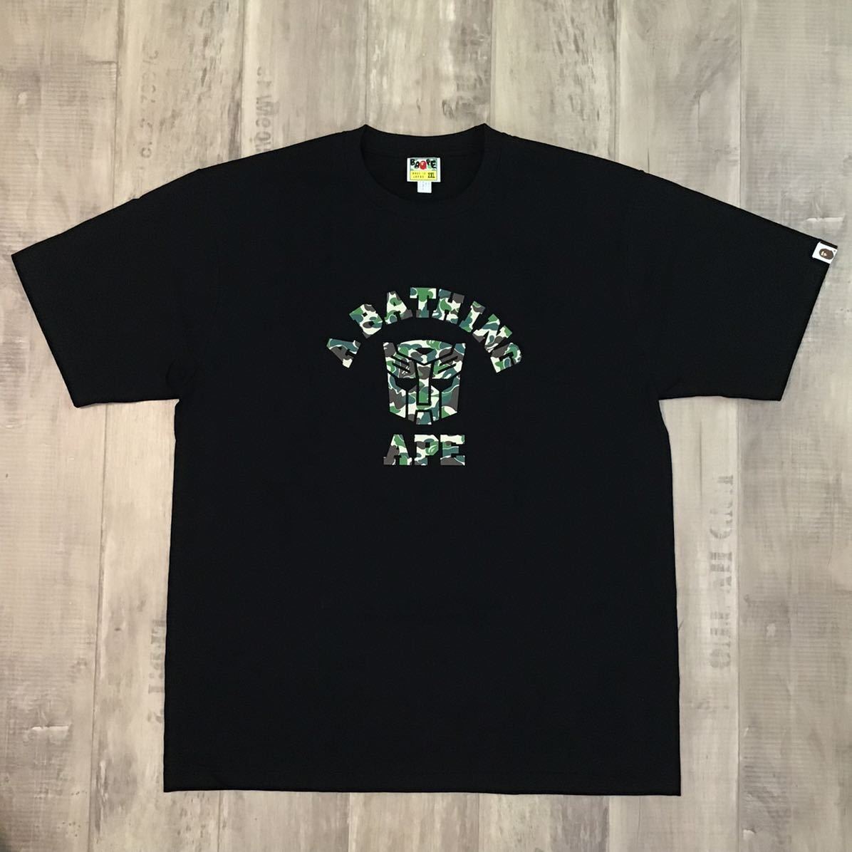 BAPE × Transformers College Logo milo ABC camo T-shirt A Bathing 