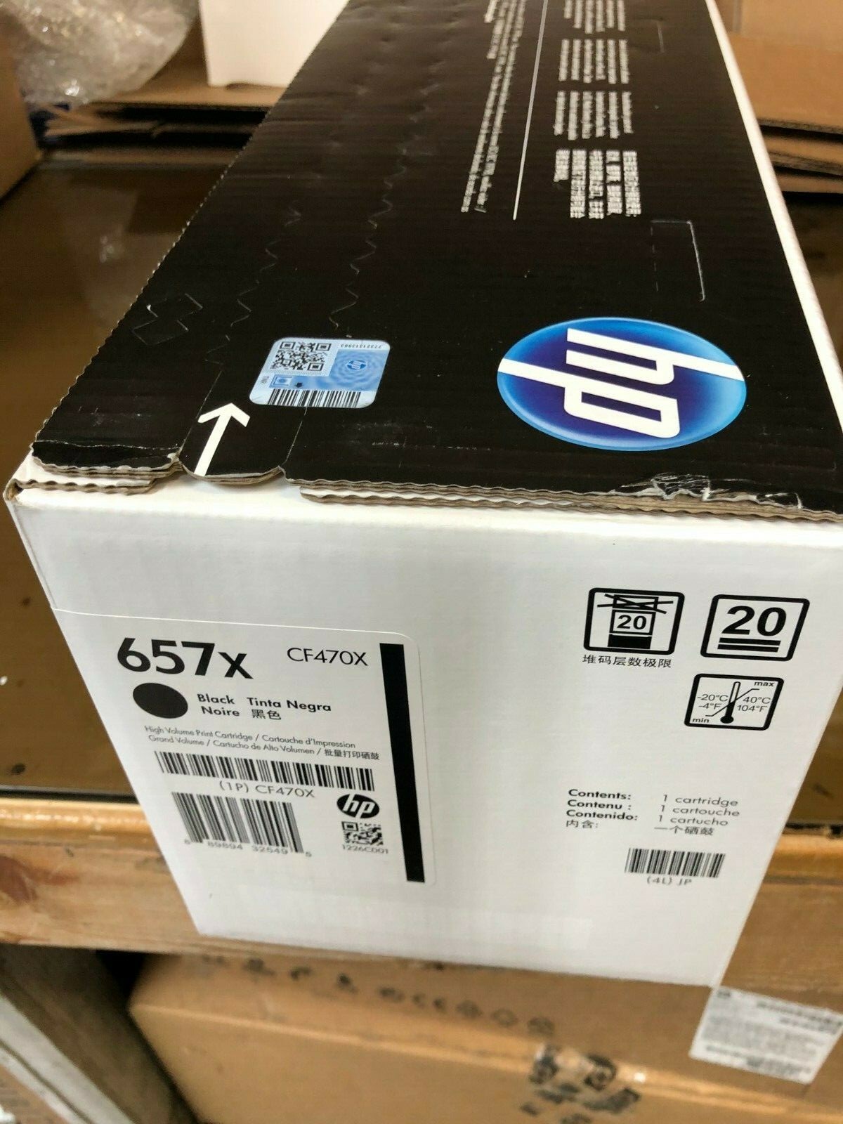 GENUINE HP CF470X 657X BRAND NEW AND IN SEALED RETAIL BOX HIGH CAPACITY 657X