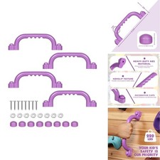 TOPNEW 4Pcs Kids Playground Safety Handles -swing Set Climbing Frame Hand