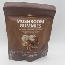 Mushroom Gummies 60 Ct Kpoapera Immune Support And Energy Boost Exp 04/27 New