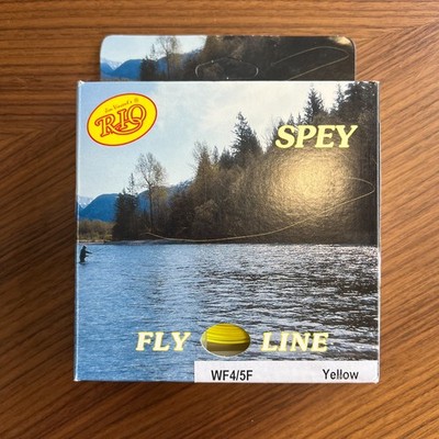 Rio WindCutter Floating Spey Fly Line WF4/5F Yellow 110ft 33.5mm Fishing