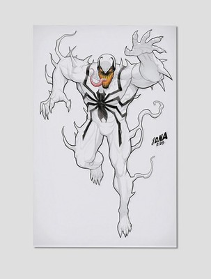 Anti Venom Marvel Comics Symbiote Monster Art Print Poster Wall Decor 11x17