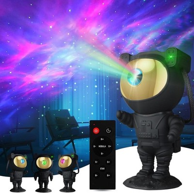 Astronaut Star Projector Galaxy Night Light Starry Nebula Ceiling LED Lamp Decor