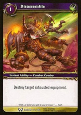 Light Play WoW TCG Disassemble The Hunt for Illidan World of Warcraft
