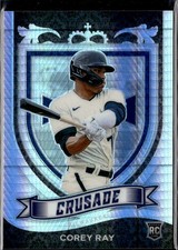 2021 Panini Chronicles Corey Ray #12 Crusade Hyper #/299 SN