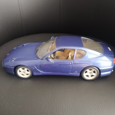Modellauto Ferrari 456 GT 1992 blaumetallic 1:18 Bburago