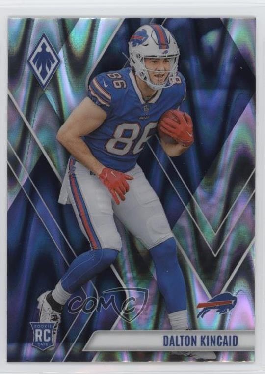 2023 Panini Phoenix Rookies Silver Seismic Dalton Kincaid #114 Rookie RC qf4