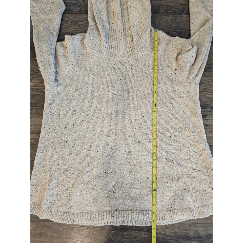 女式 XXL 斑点圆领长袖毛衣霜 Cabincore 舒适秋季 — 第 2/4 张图片