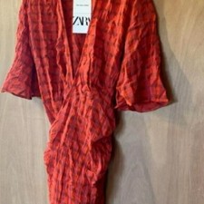 ZARA WOMENS dress, mini wrap skirt SIZE S 4786/090/600