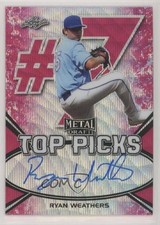2018 Leaf Metal Draft Top Picks Pink Wave 7/10 Ryan Weathers #TP-RW1 Auto 0q21
