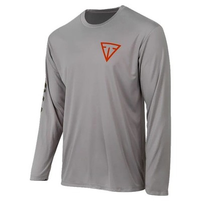 Tikka Tech Long Sleeve T-Shirt Light Gray Medium UPF 50 (TS199T1180090CM)