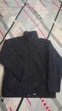Vintage Dickies Quilt Lined Fleece Work Jacket Men's Size XL Blue Full Zip 90s