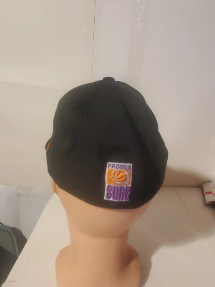 Phoenix Suns Hardwood Classics Fitted Hat Size 7 1/4 New Era 59FIFTY Black Retro - Image 4 of 4