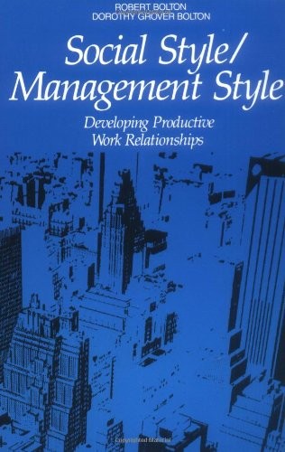 Social Style/Management Style by Robert Bolton, Dorothy Grove... - - Image 3