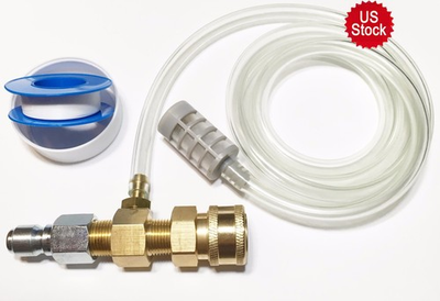 #ad pressure washer chemical in line downstream injector kit 5 8 gpm $26.87