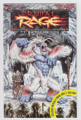 Sirius PRIMAL RAGE #1-4 Complete Set 1996 ATARI classic arcade games RARE !! - Picture 4 of 4