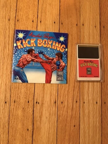 Andre Panza Kick Boxing  -  NEC TurboGrafx Hucard game & manual only