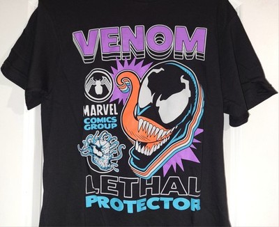 Marvel Comics Venom Lethal Protector Mens Black T Shirt Size M NWT