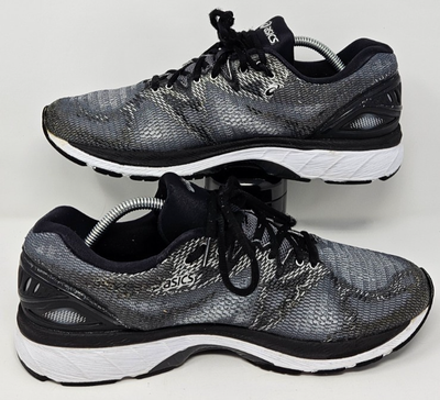ASICS Men GEL-Nimbus 20 Carbon/ Black/ Silver 10.5 ASICS Men GEL-Nimbus 20 Carbon/ Black/ Silver 10.5 T800N  main image 3