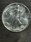 1994 $1 American Silver Eagle 1 Troy Oz Toning Around Edges