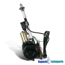 Fits 12V Radio Power Antenna AM FM 5 Section MAST Powerful Reception Kit