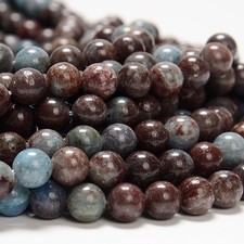 Natural Blue Opal Gemstone Round 6MM 8MM 10MM Loose Beads D592 