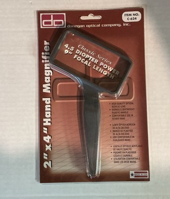 Donegan hand Magnifier Item C-624 Classic Series New In Package