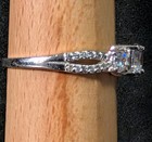 925 Silver Ring Cubic Zirconia, Size 8 — photo 8