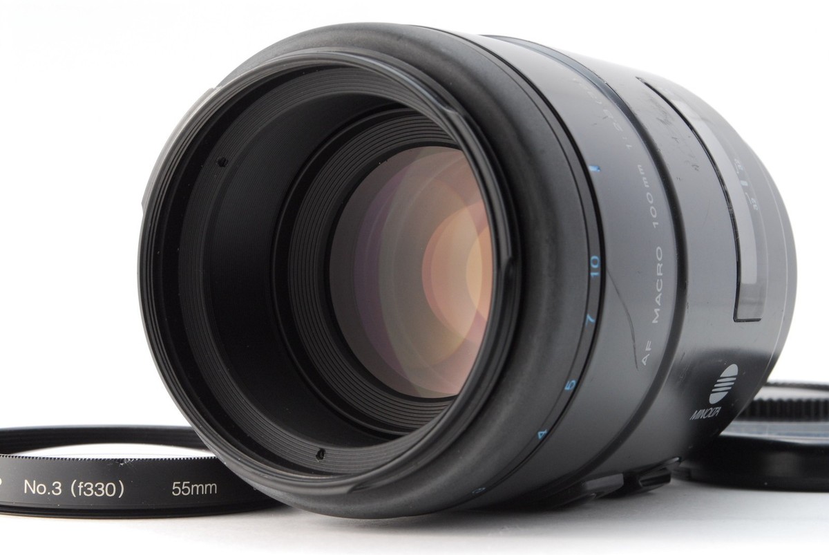 Minolta AF 100mm f/2.8 Macro Lens Sony A Mount w/ Case, Close-UP