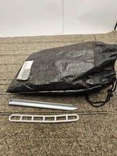 (QTY 50) Aluminum Alloy Tent Stakes Pegs Ground w/Adjustable Tent Rope Tightener