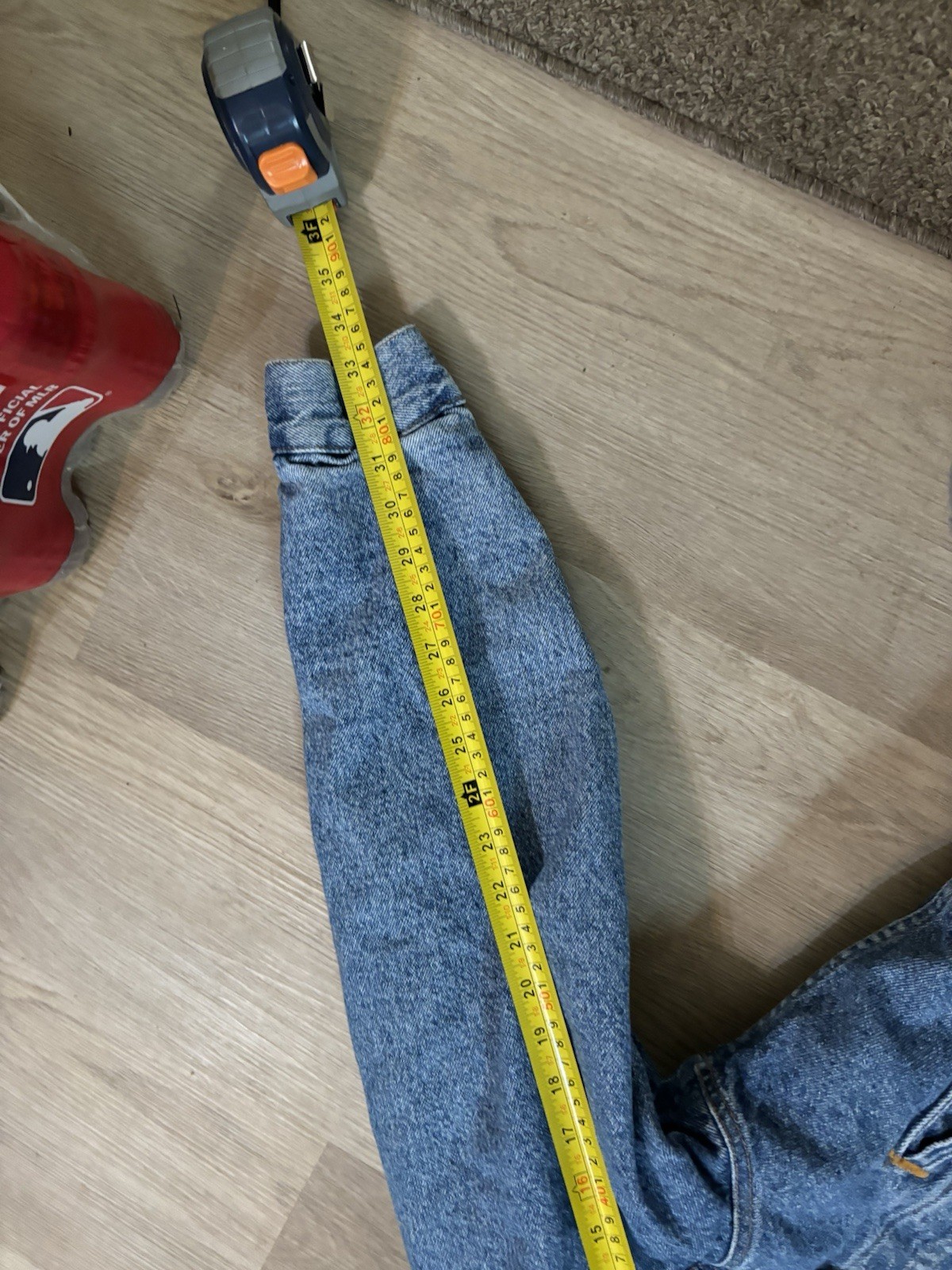 Levi’s Authentic Jacket Small Blue Denim Trucker … - image 10