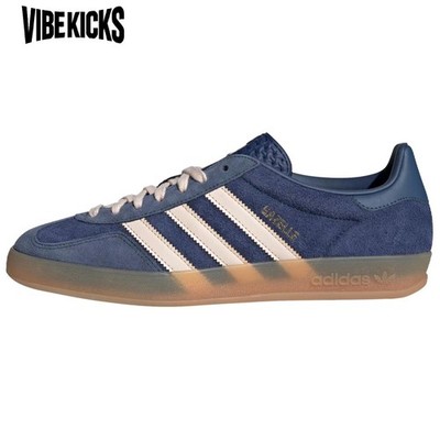 Adidas Gazelle Indoor 'Dark Blue Bliss Orange' JI0322 Men New