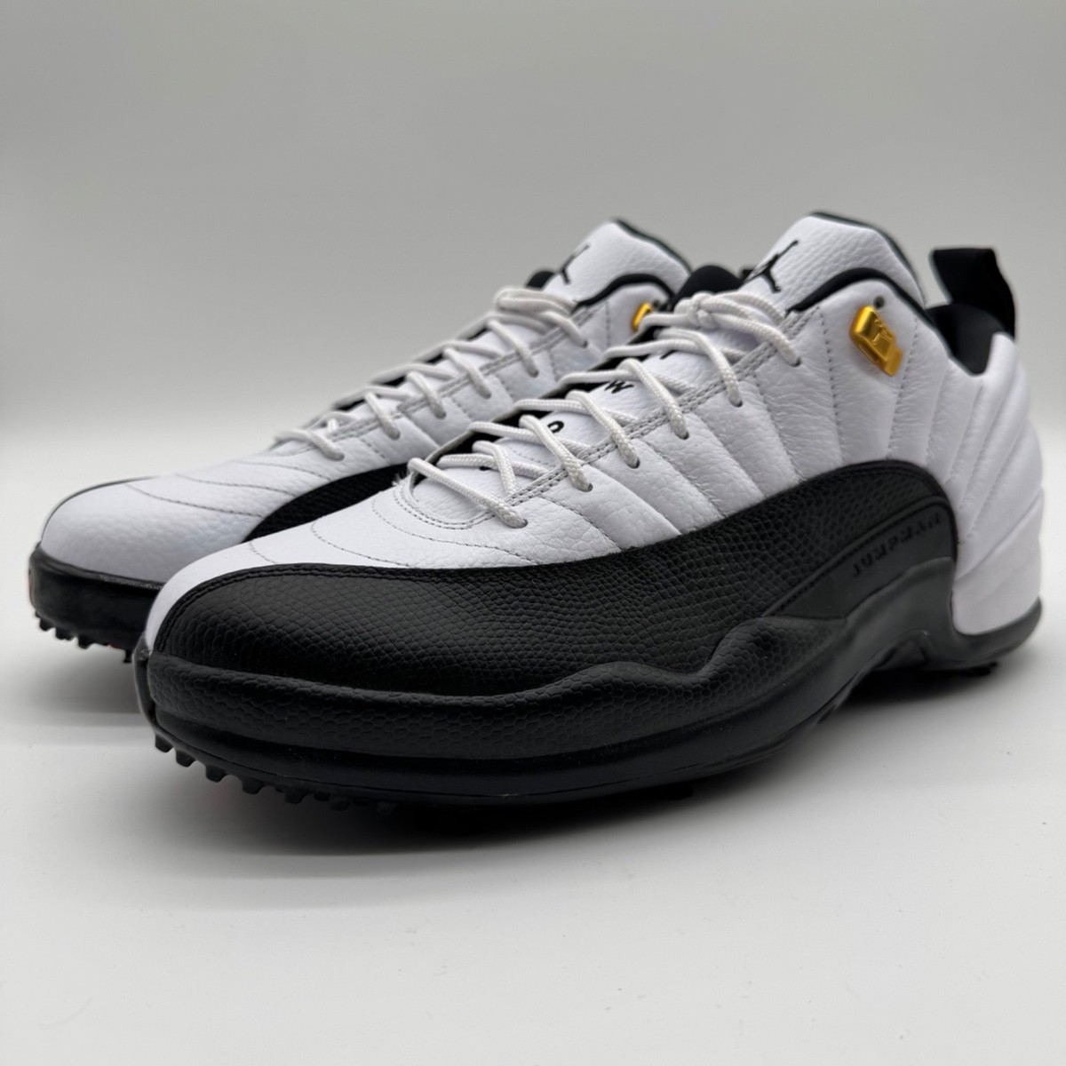 Nike Air Jordan 12 Retro Low Golf Taxi Black White DH4120-100 Mens