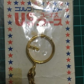 Golf Tournament US Course Diskun Keychain Mario Famicom Disk System Vintage