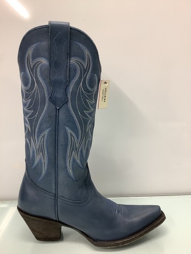 IDYLLWIND BLUE JEAN BABY WESTERN BOOTS SNIP TOE, WOMENS SIZE 7.5B, PREOWNED. - Picture 3 of 15