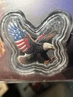 New Listing1 Gram .999 Silver Eagle Colorized Round w/ COA Card Mintage 5000