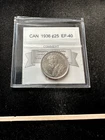 1936  Coin Mart Graded Canadian Twenty-five ¢25 Cent**EF-40**