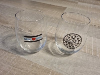 2x OREO Sammlergläser / Milchgläser   Top Zustand Glas wie NEU