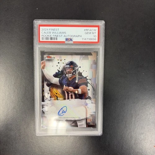 2024 Topps Finest - Rookie Finest Autographs Caleb Williams #RFA-CW (AU, RC)