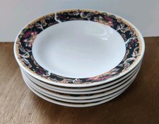 6 Suppenteller, Caribian-Summer, 05135, von Hutschenreuther, Ø 20 cm, gebraucht