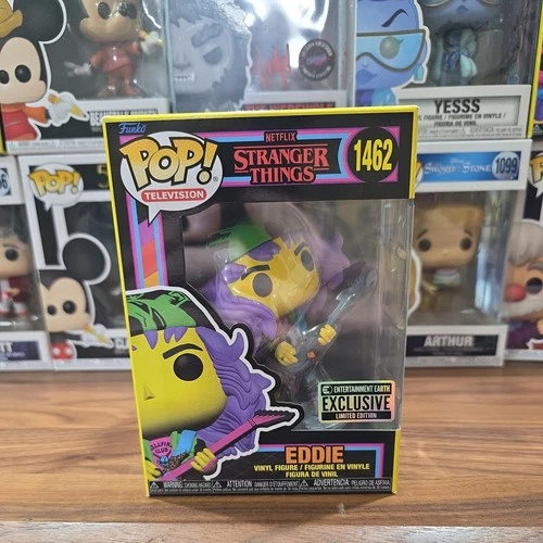 SPECIAL EDITION BLACKLIGHT Finale Eddie Munson Stranger Things Funko Pop #1462