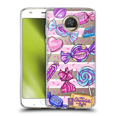 HEAD CASE DESIGNS COLOURFUL CANDIES SOFT GEL CASE FOR MOTOROLA PHONES