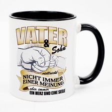Vater und Sohn Tasse Geburtstags Vatertags Ge...