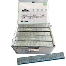 Pesi adesivi equilibratura cerchi in lega contrappesi auto barrette 12x5gr PZ100