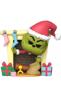 How the Grinch Stole Christmas Grinch with Bag Deluxe Funko Pop! Figure #35 NEW