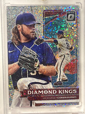 2022 Donruss Optic Corbin Burnes Diamond Kings White Sparkle Prizm #21 Sp
