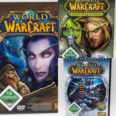 World of Warcraft + The Burning Crusade + The Lich King   PC Spiel Klassiker