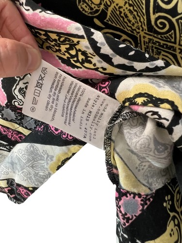 Odd Molly Anthropologie Fast Lane Mini Dress Paisley Printed Shift $250 Sz 1 SM - Picture 10 of 10